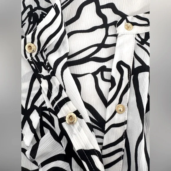 NWT Nine West Ruffle Sleeveless Blouse, Size XXL - Picture 8 of 13